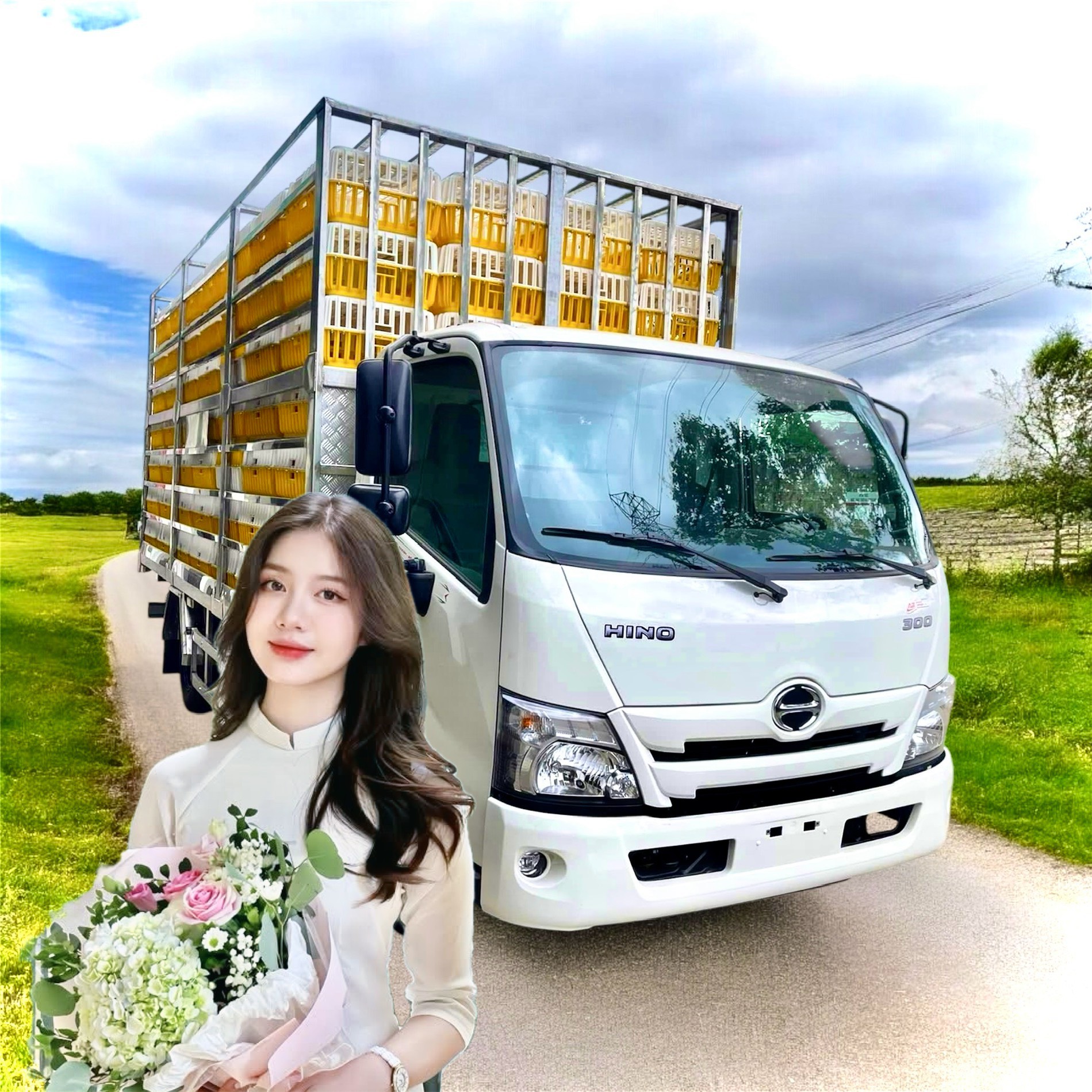 HINO CHỞ GIA CẦM