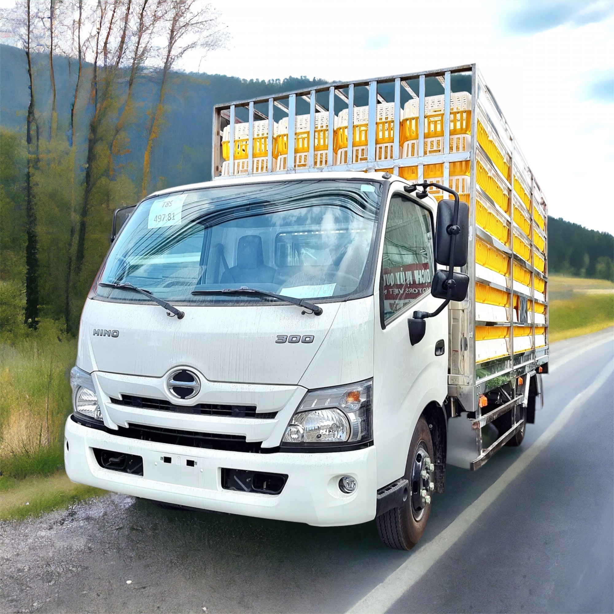 HINO CHỞ GIA CẦM XZU720 