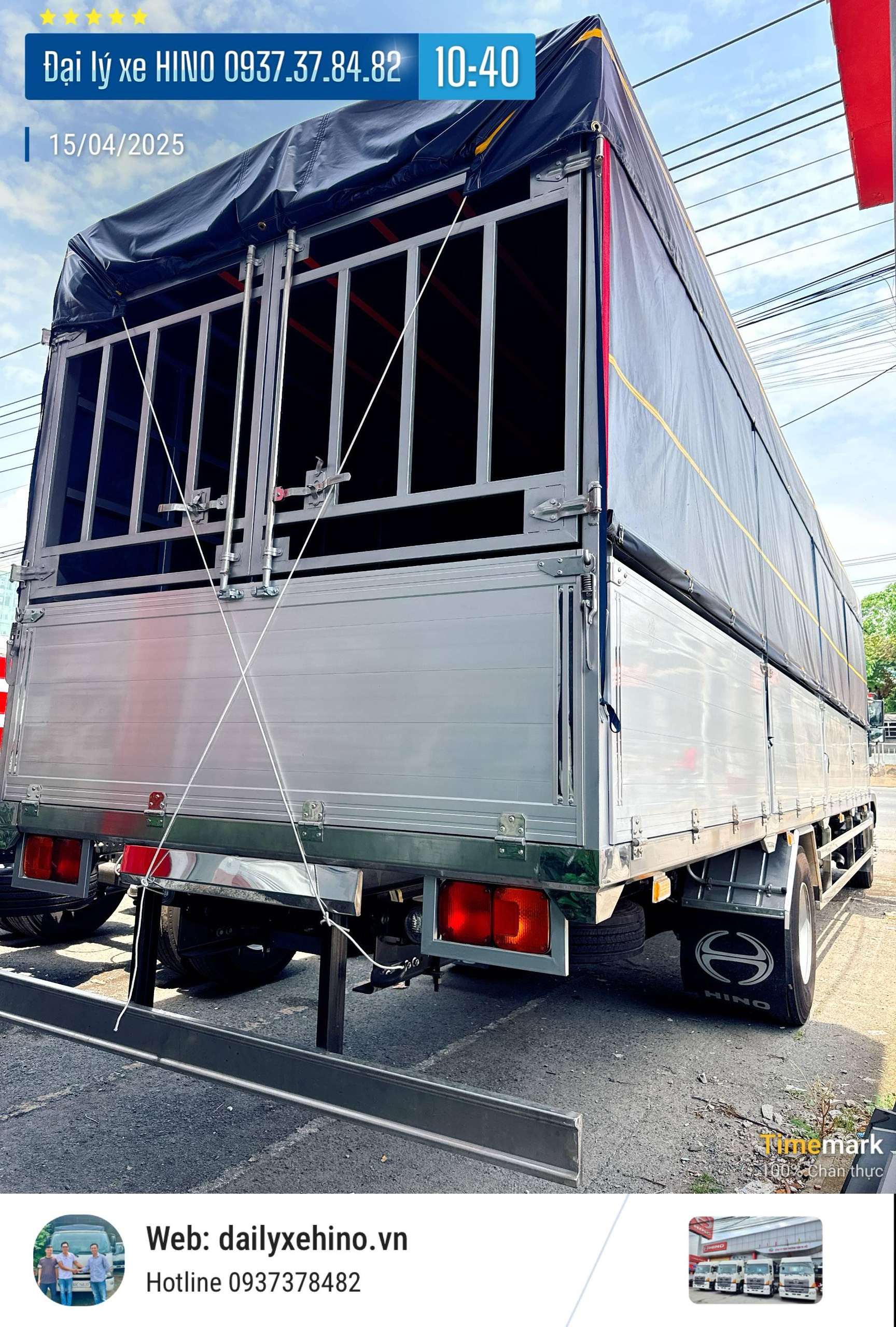 Thùng Mui Bạt Tải 9,2 TẤN FG8JP8A